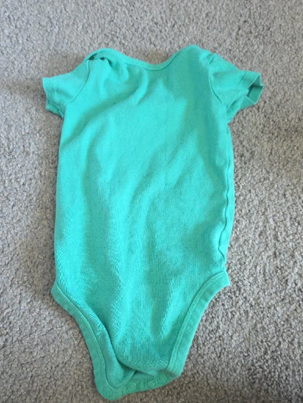 Carter's Teal 'Hello World' Short-Sleeve Bodysuit